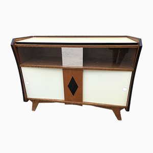 Sideboard and Shelf, 1940s, Set of 2