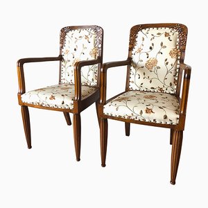 Set of Art Nouveau French Armchairs, 1910s