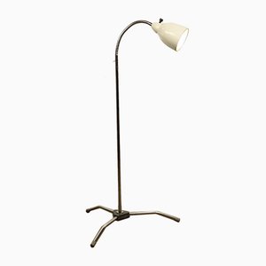 Vintage Medical Gooseneck Floor Lamp, 1950s