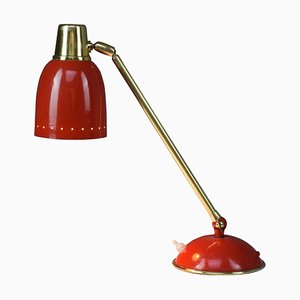 Lámpara de mesa italiana Mid-Century atribuida a Stilnovo, años 50