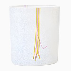 Vaso modello 48225 Rainbow in vetro di Bertil Vallien per Kosta Boda, anni '80