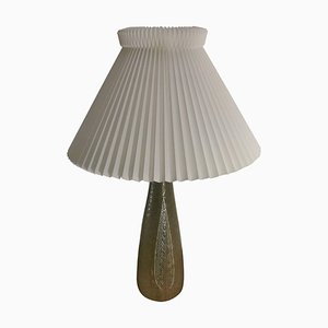 Fully Restored Celadon Glazed Stoneware Table Lamp by Gerd Bogelund for Royal Copenhagen, 1960s