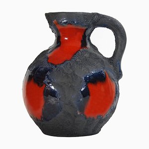Mid-Century German Fat Lava Vase from Roth, 1960s