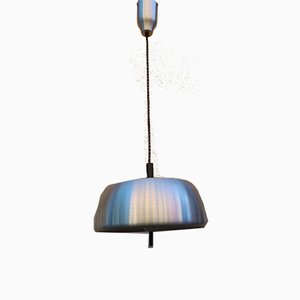 Aluminium Deckenlampe von Oscar Torlasco für Lumi, 1960er