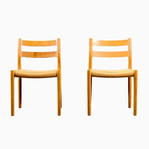 Set of Mid-Century Dining Chairs by Niels Otto Møller for J.L. Møllers