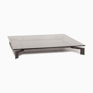 Anthracite Glass Coffee Table from Busnelli