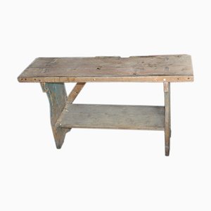 Small Antique Country Seat Bench