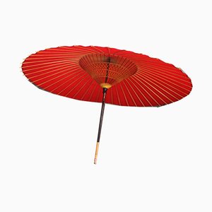 Large Japanese Red Parasol, 1980s