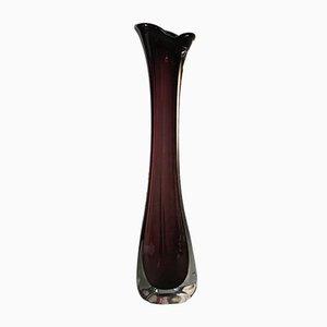 Large Vintage Violet Murano Glass Vase from Made Murano Glass, 1950s