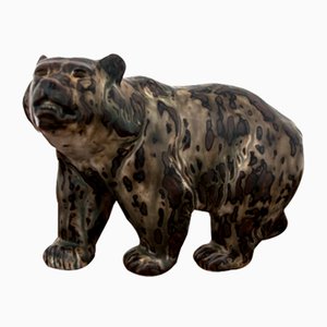 Bear Figurine by Knud Khyn for Royal Copenhagen, 1950s