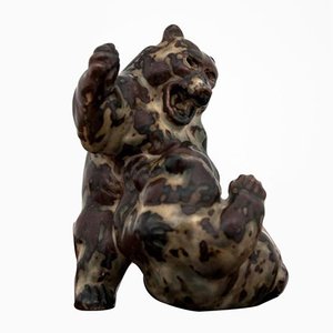 Figura de oso de Knud Khyn para Royal Copenhagen, años 50