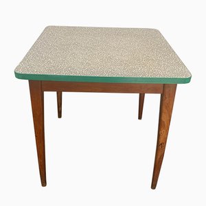 Coffee Table with Green Mosaic Laminate Top, 1950s