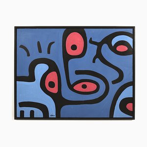 Reflections of Forgetfulness Acryl auf Leinwand von Pejman Ebadi, 1994