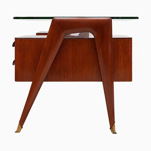 Mid-Century Italian Presidential Desk by Vittorio Dassi for Dassi, 1950s