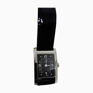 Hampton Woman Quartz Armbanduhr mit schwarzem Ziffernblatt von Baume & Mercier