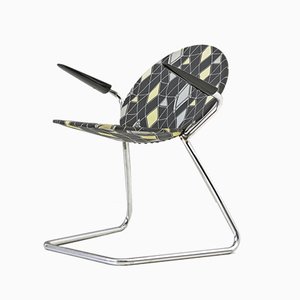 German Libelle Armchair by Walter Pabst for Mauser Works Waldeck, 1950s