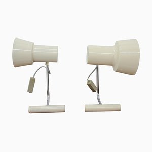 Beige Table Lamps by Josef Hůrka for Napako, 1970s, Set of 2