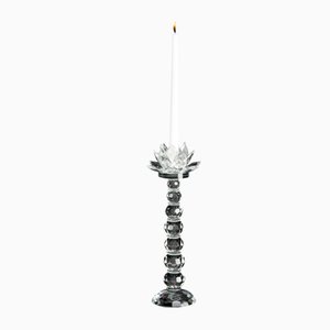 Large Lotus Stem Candleholder in Crystal Transparent from VGnewtrend