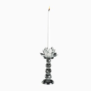 Kleiner Lotus Kerzenständer aus Kristallglas von VGnewtrend