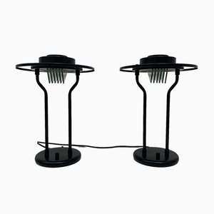 Minimalist Table Lamps, 1980s, Set of 2