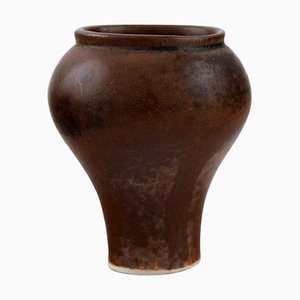 Miniature Vase in Glazed Ceramic by Annikki Hovisaari for Arabia, 1960s