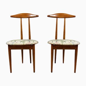 Bed or Dressing-Room Side Chairs & Valets in One, 1950s, Set of 2