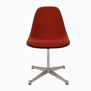 Gepolsterter Mid-Century Red Side Chair von Charles & Ray Eames für Vitra & Herman Miller, 1970er