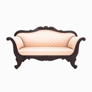 Antikes Sofa im Chippendale Stil, 1850er