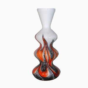 Vintage Glass Vase by Carlo Moretti for Murano