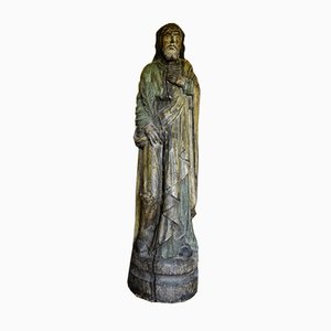 Statue von Jesus hält eine Feder, 1700er Jahre