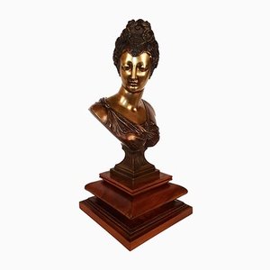 Bronze Bust of Diane by Jean Goujon