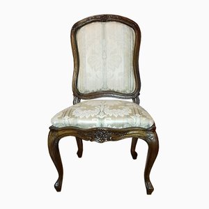 Silla Luis XV antigua, década de 1700
