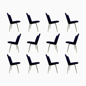 Vollständig restaurierte Airport Chairs von Hans J. Wegner für AP Stolen, 1960er, 12 . Set