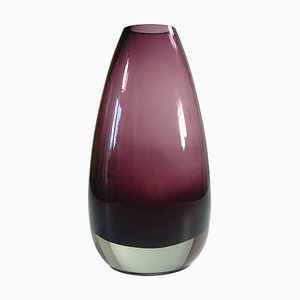 Vase en Verre par Tamara Aladin pour Riihimaki / Riihimaen Lasi Oy, Finlande, 1960s