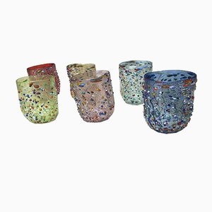 Murano Goto Water Glasses by Murrisa for Italian Light Design, Set of 6