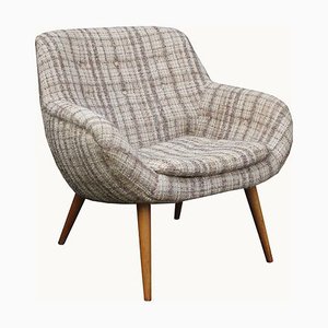 Club chair beige, anni '50