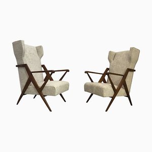 Set of BBPR Lounge Chairs by Gianluigi Banfi, Lodovico Belgiojoso, Enrico Peressutti & Ernesto Nathan Rogers, 1950s