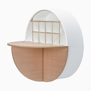 Heller multifunktionaler Pillenschrank aus Kirschholz von Dalius Razauskas für Emko