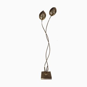 Vintage Stehlampe aus Messing im Stil von Tommaso Barbi