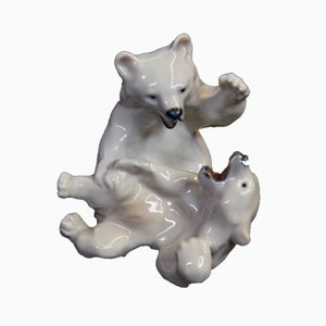 Bears Figurine von Knud Khyn für Royal Copenhagen, 1970er