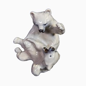 Figurine Bears par Knud Khyn pour Royal Copenhagen, 1970s