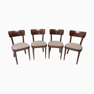 Chaises de Salon de Thonet, Czechoslovakia, 1950s, Set de 4