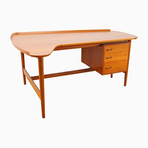 Scrivania modello BO85 in teak di Arne Vodder per Bovirke, anni '50