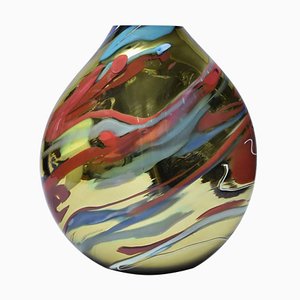 Vaso in vetro di Murano di Alberto Dona