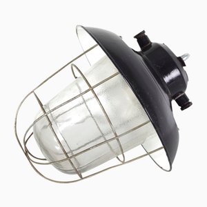 Industrielle Tschechoslowakische Mid-Century Deckenlampe, 1960er