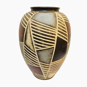 Vase Sgraffito Sawa de Ritz Keramik, 1960s