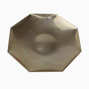 Vintage Octagonal Plate Shell by Fritz August Breuhaus de Groot for Zeppelin Metallwerke, 1930s