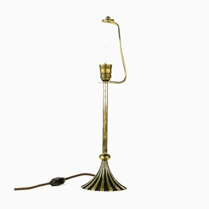 Austrian Art Deco Brass Table Lamp from Richard Rohac, 1930s