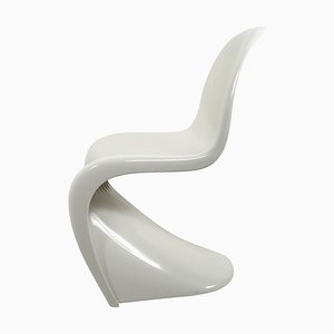 Chaise Panton P Blanc Brillant par Verner Panton pour Herman Miller, 1971