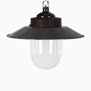 Industrial Czech Bunker Ceiling Lamp